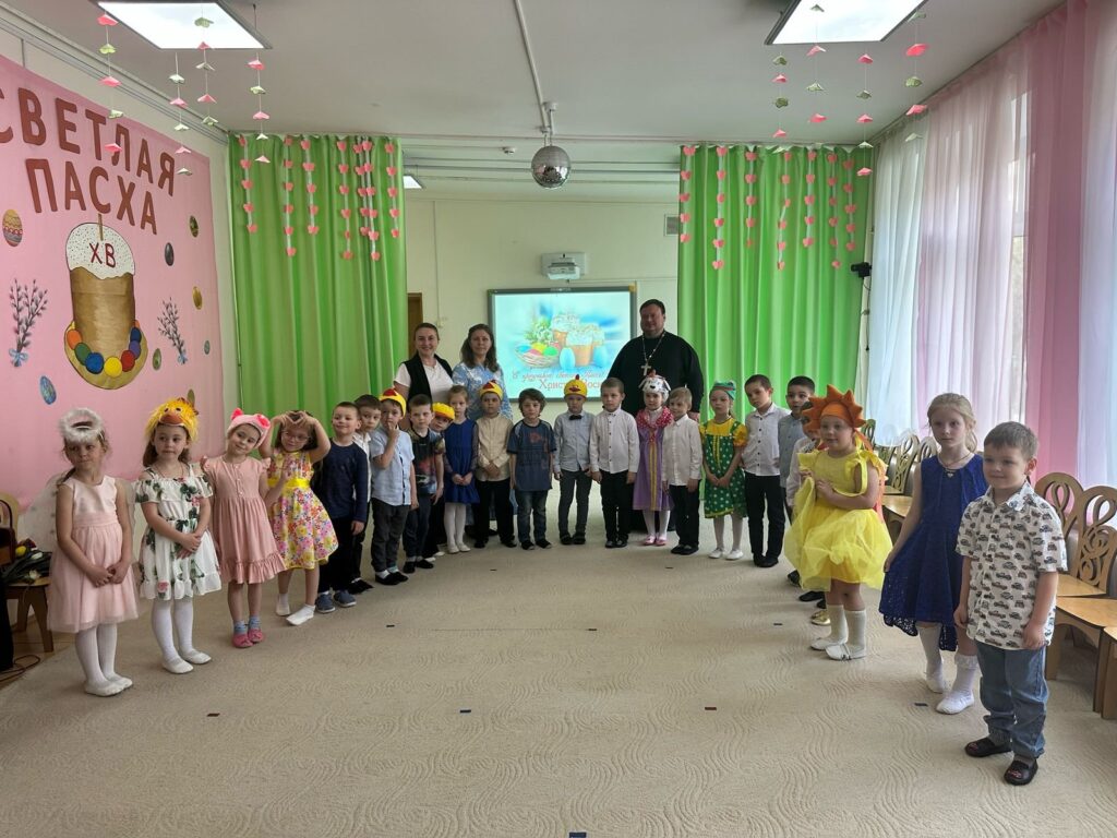 Пасхальный концерт в детском саду “Снегирёк”