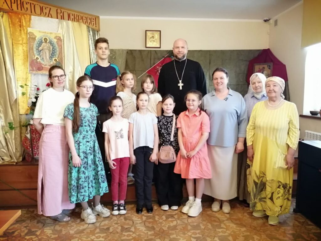 Заключительное занятие учебного года в воскресной школе Георгиевского храма города Дедовска
