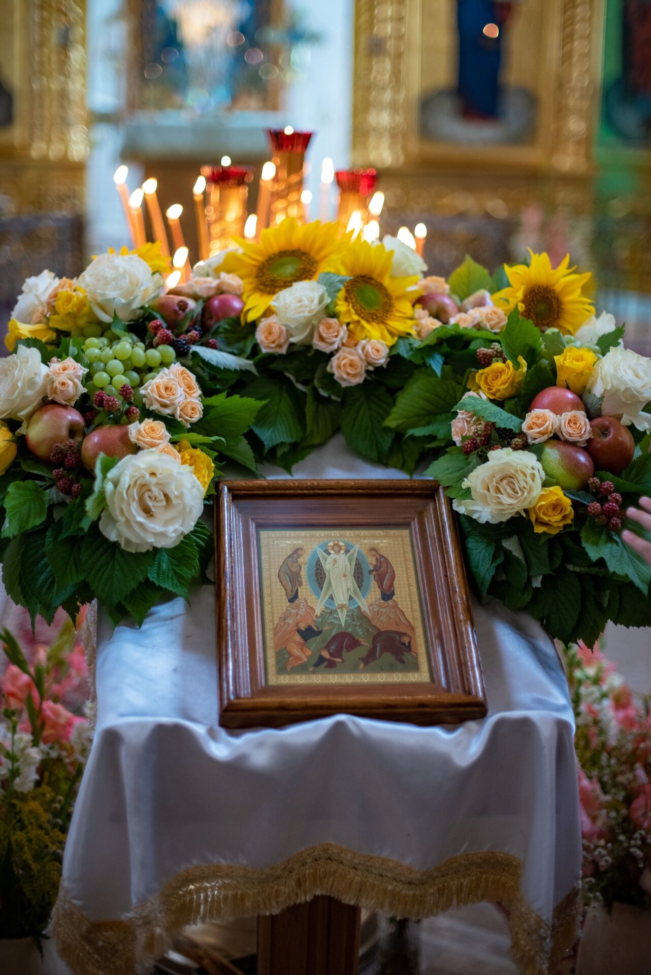 Престольный праздник в Преображенском храме д. Бужарово