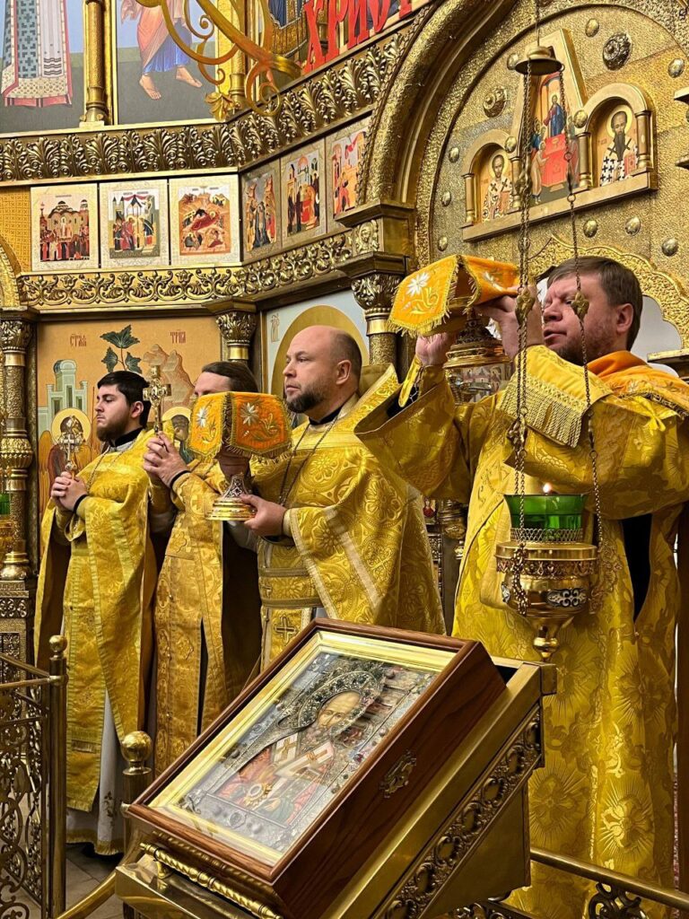 Престольный праздник в Никольском храме с. Никулино