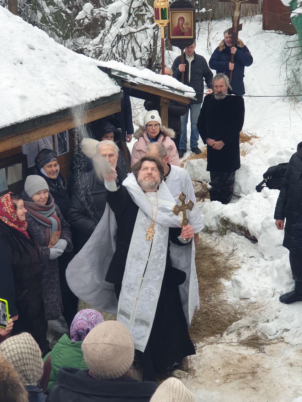 Праздник Крещения Господня на Троицком приходе поселка Троицкий.