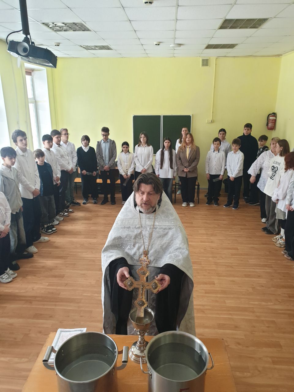 Праздник Крещения Господня в МОУ «Октябрьская средняя общеобразовательная школа, здание Манихино».