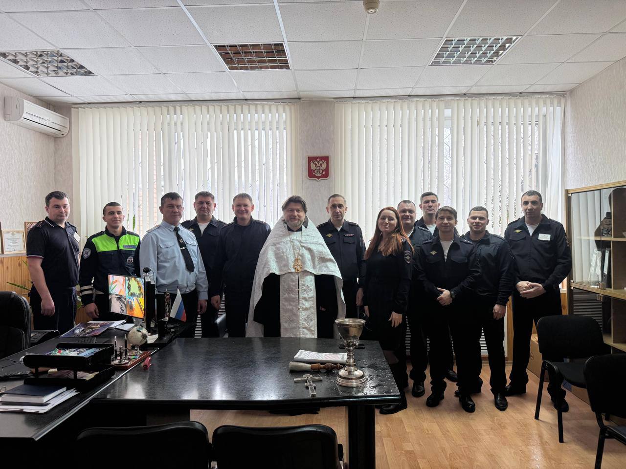 Праздник Крещения Господня в Истринской Госавтоинспекции м.о. Истра.