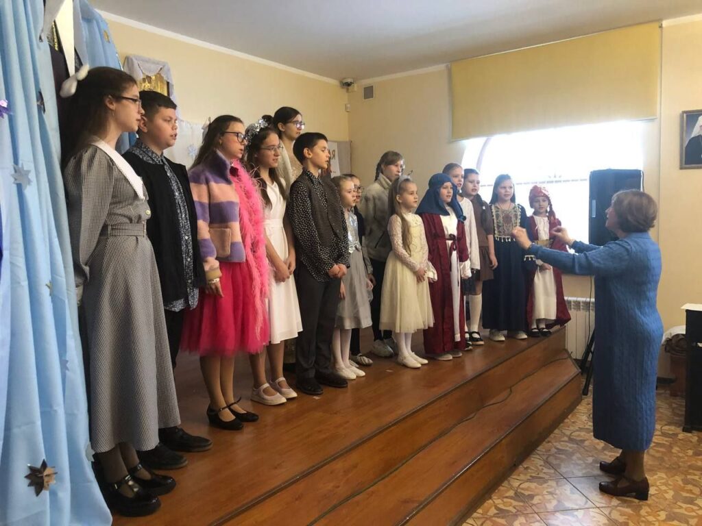 Праздник Рождества Христова в воскресной школе Георгиевского храма г. Дедовска