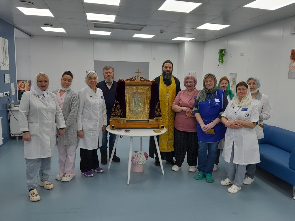 Молебен в Истринской поликлинике