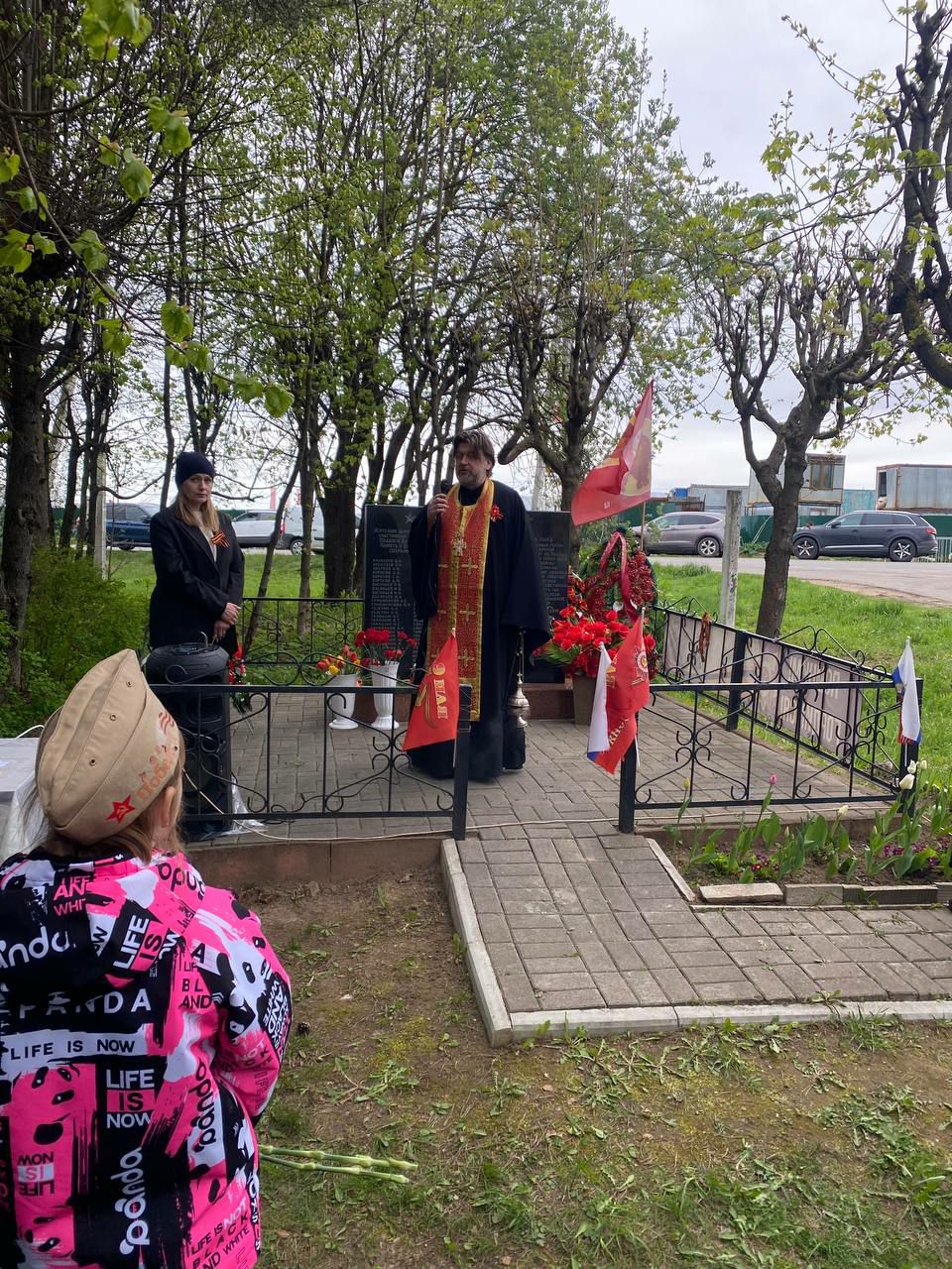 Празднование Дня Победы в деревне Санниково.