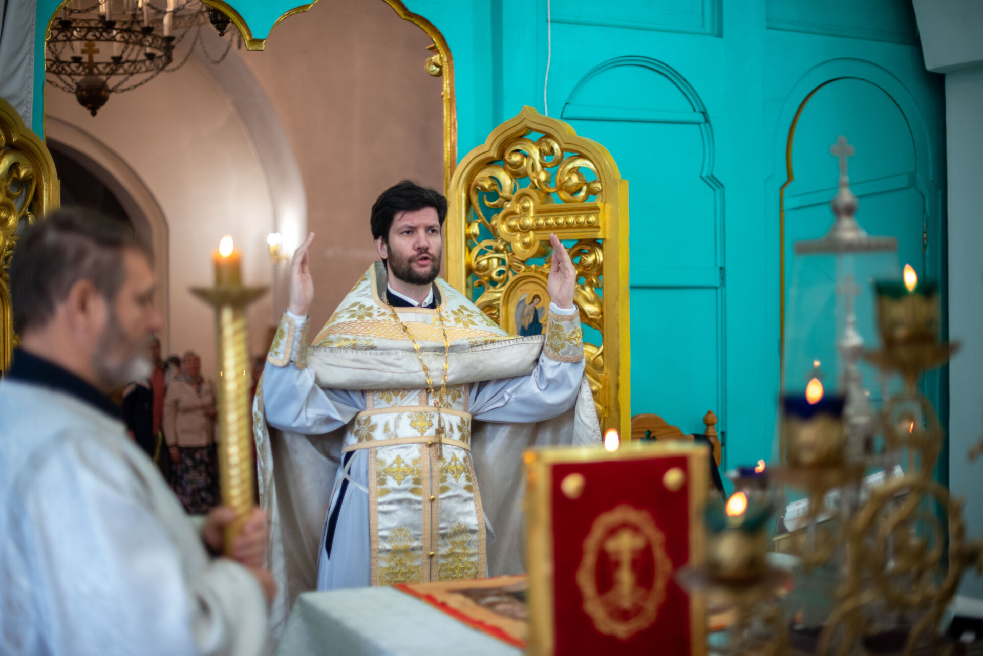 Престольный праздник в Преображенском храме д. Бужарово