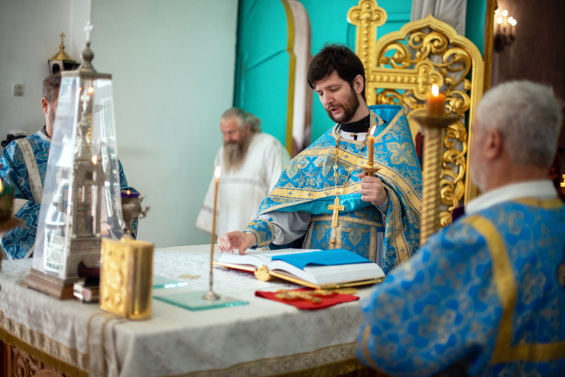 Праздник Успения Пресвятой Богородицы в Преображенском храме д. Бужарово